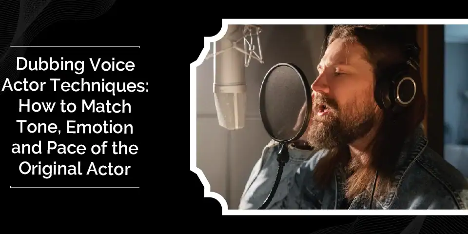 Dubbing Voice Actor Techniques: How to Match Tone, Emotion & Pace 2 Dubbing voice actor matching tone, emotion and pace